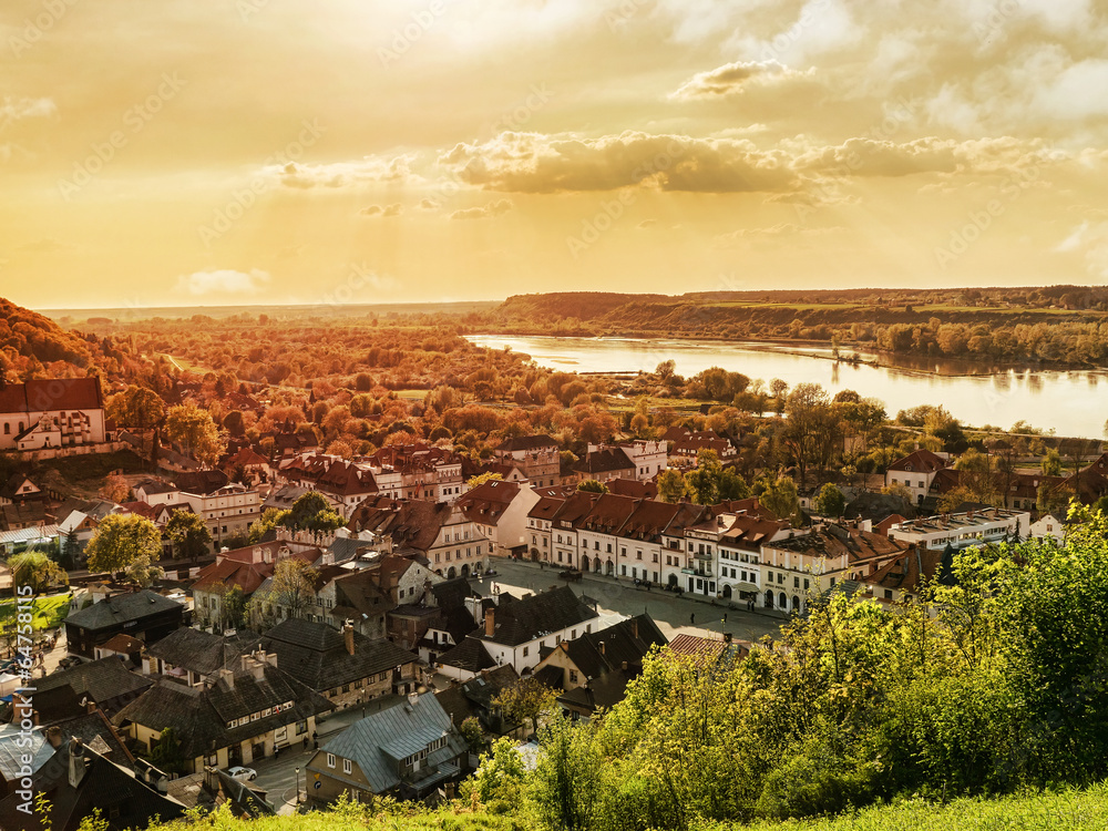 Obraz premium Panorama of Kazimierz Dolny