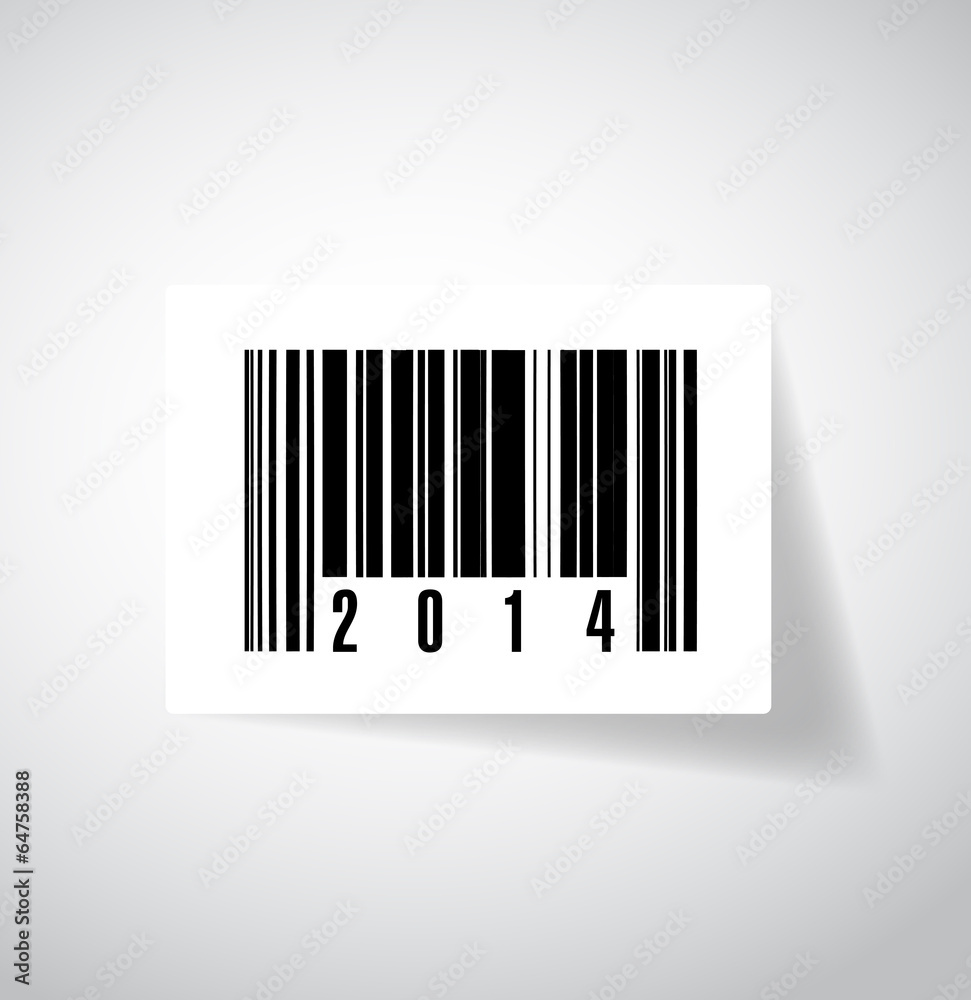 2014 barcode upc illustration design 2014 barcode upc illustration design