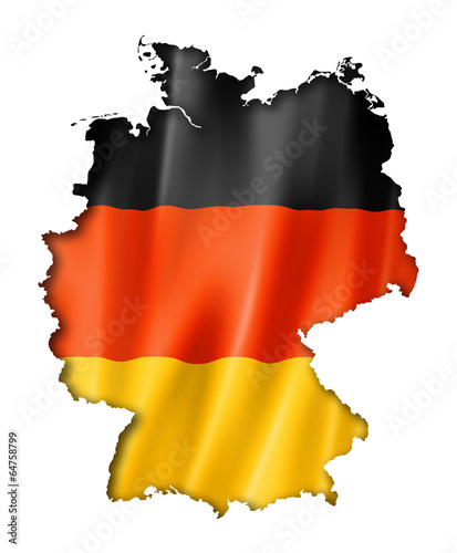 German flag map #64758799