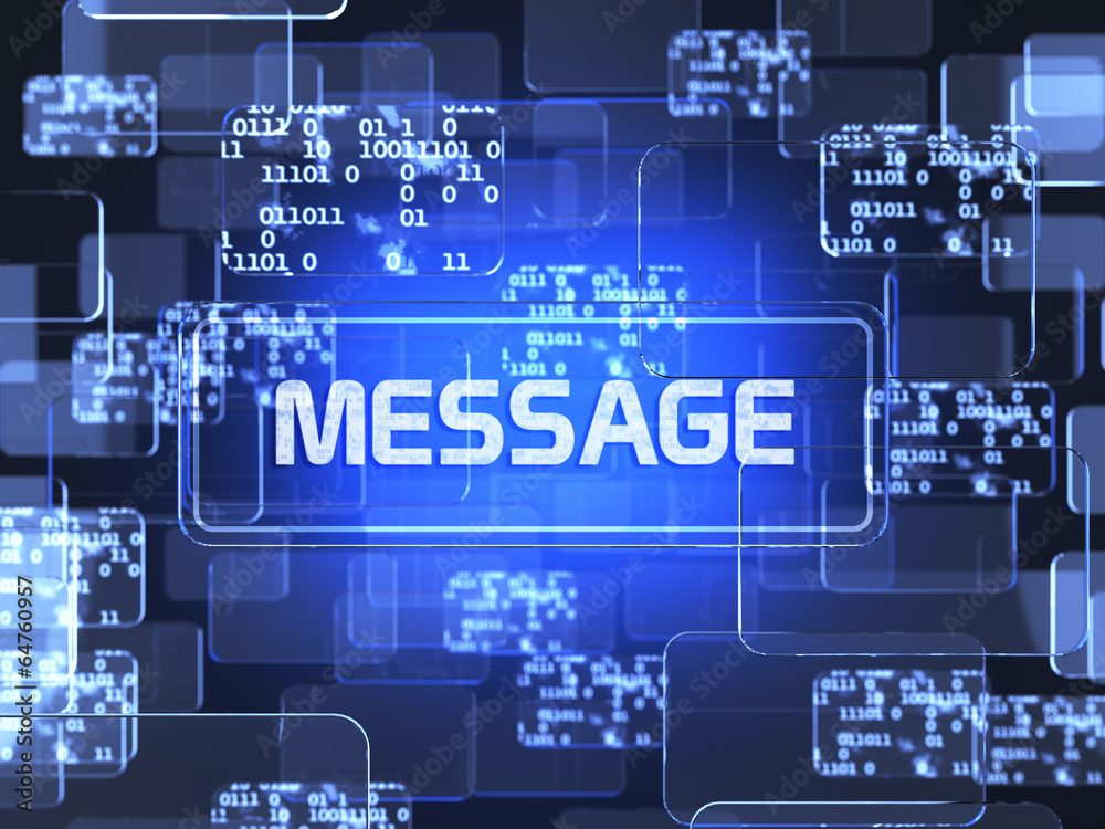 Message screen concept