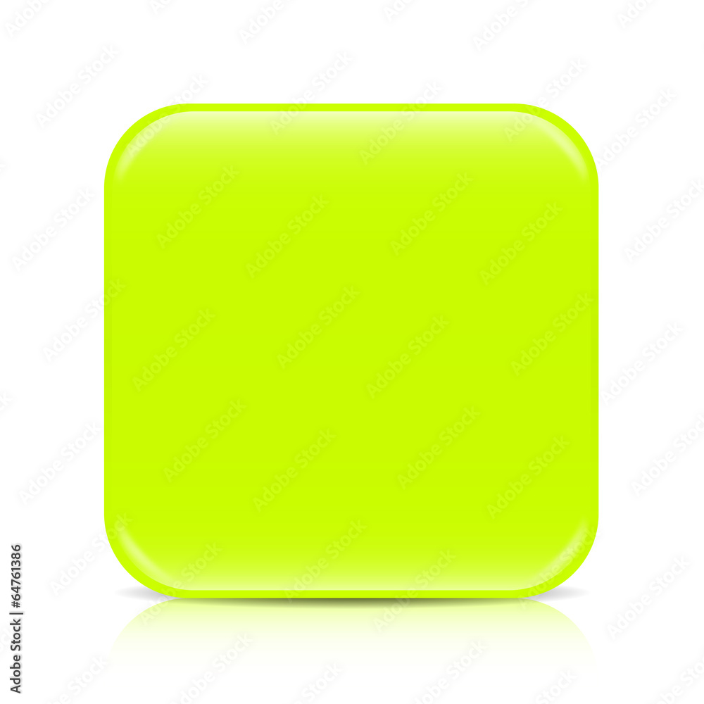 Lime green blank icon template with copy space Lime green blank icon template with copy space