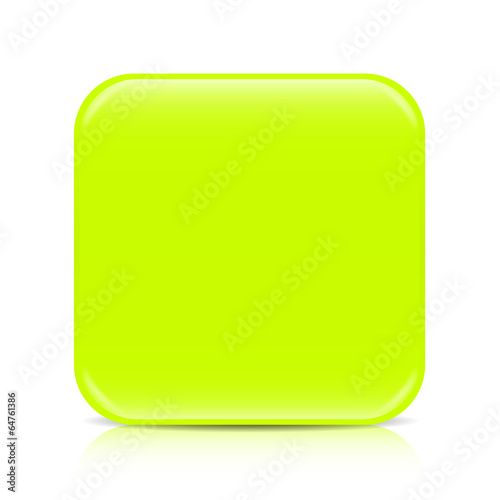 Lime green blank icon template with copy space