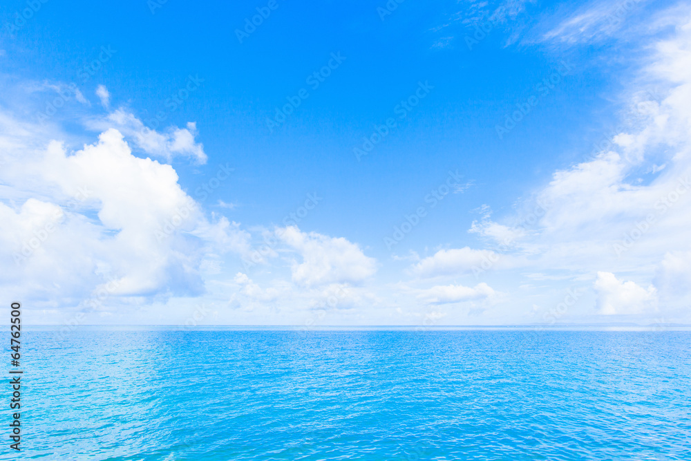 Sea and clouds in Okinawa