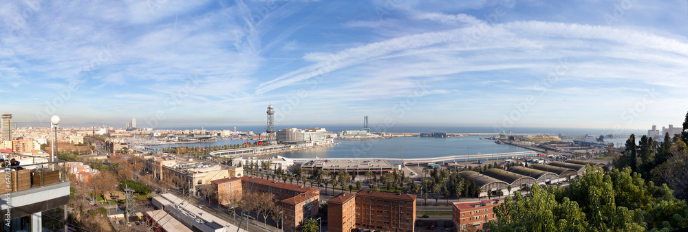 Barcelona Panorama, Spanien