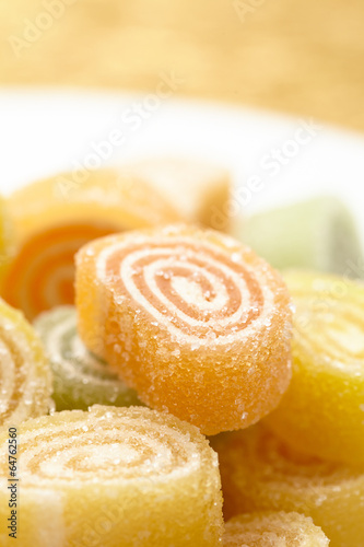 Marmalade in sugar