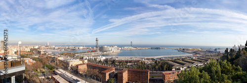 Barcelona Panorama, Spanien