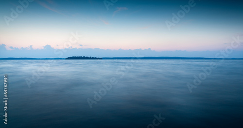 Bay at sunset, Georgian Bay, Tobermory, Ontario, Canada