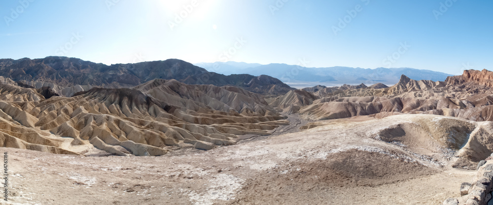 Rock formations at landscape, Death Valley National Park, Califo