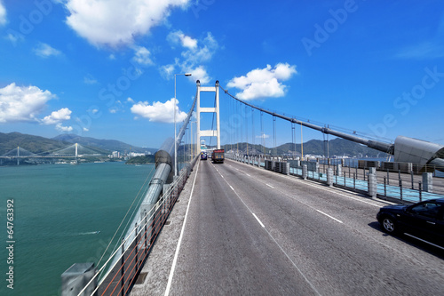 asphalt road in Hongkong