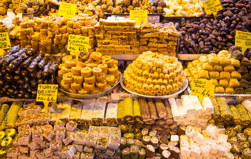Canvas Print Turkish Sweets
