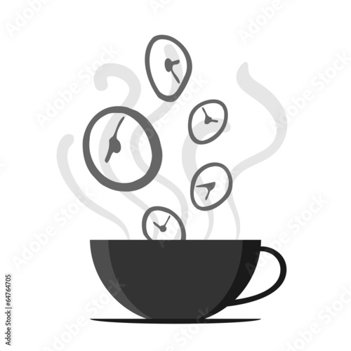 Time Fly By Off Coffee Cup