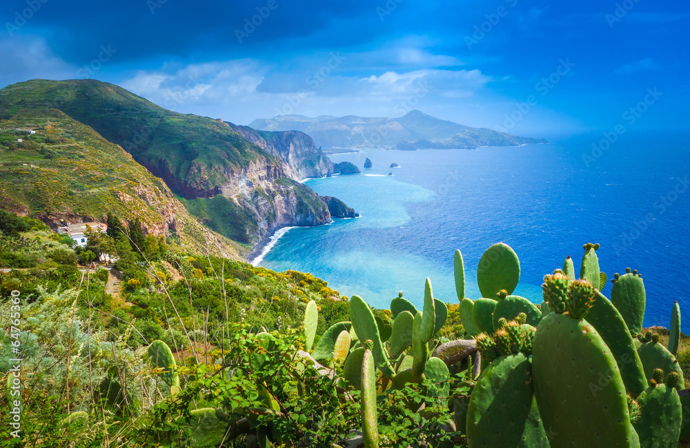 Fototapeta premium Lipari island, Italy
