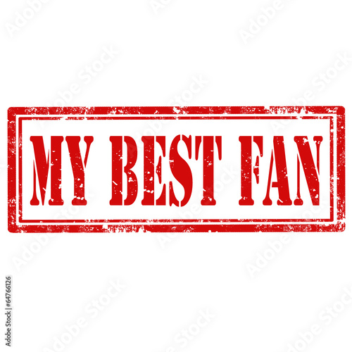 My Best Fan-stamp