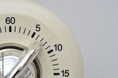 Close up of kitchen timer