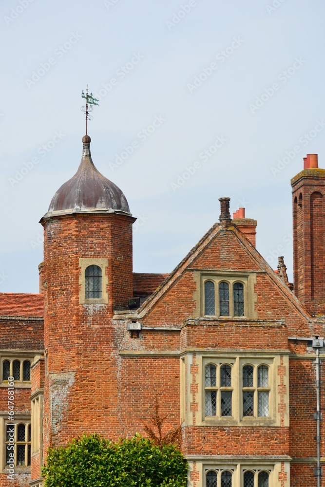 Tudor Brick Building with tower Tudor Brick Building with tower