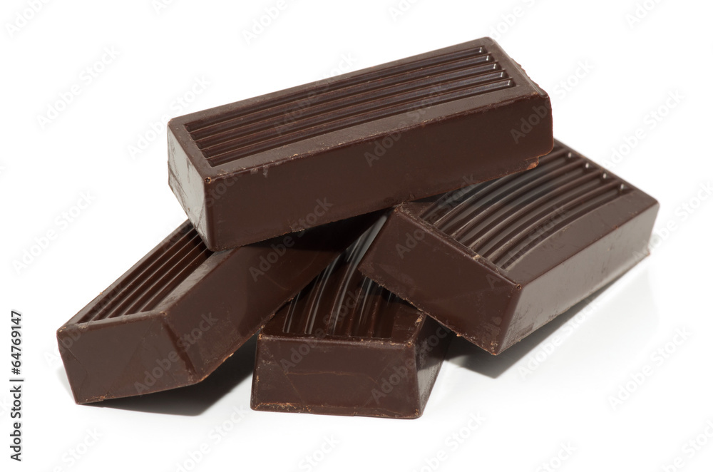chocolate bars isolated on white background chocolate bars isolated on white background