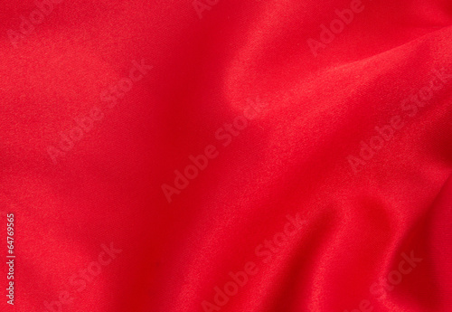 Canvas Print red satin or silk fabric as background
