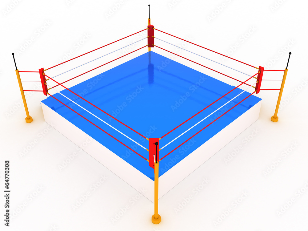 Empty boxing ring #4 Empty boxing ring #4
