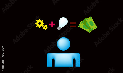 money idea vector