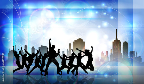 Dancing people