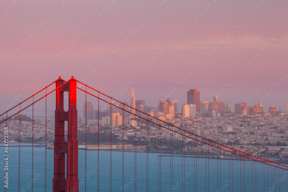 Obraz premium Golden Gate Bridge in San Francisco