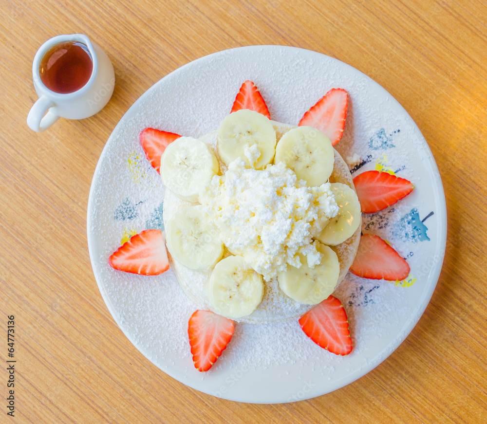 Pancake strawberry banana Pancake strawberry banana