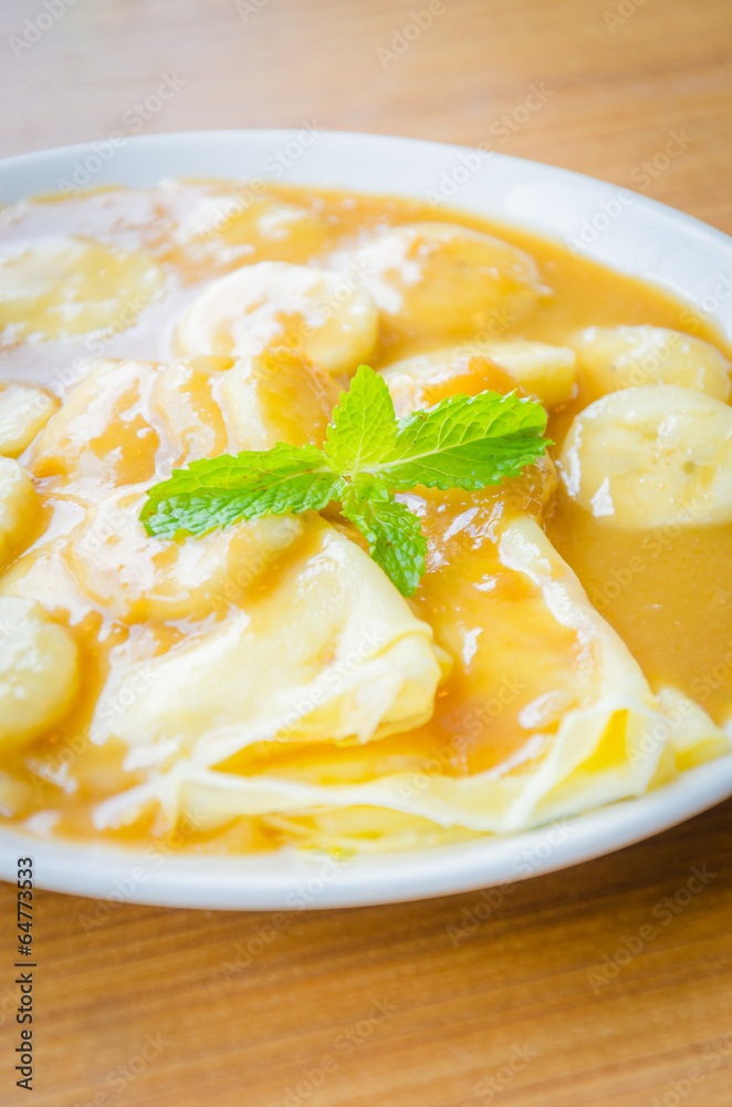Crepe banana Crepe banana