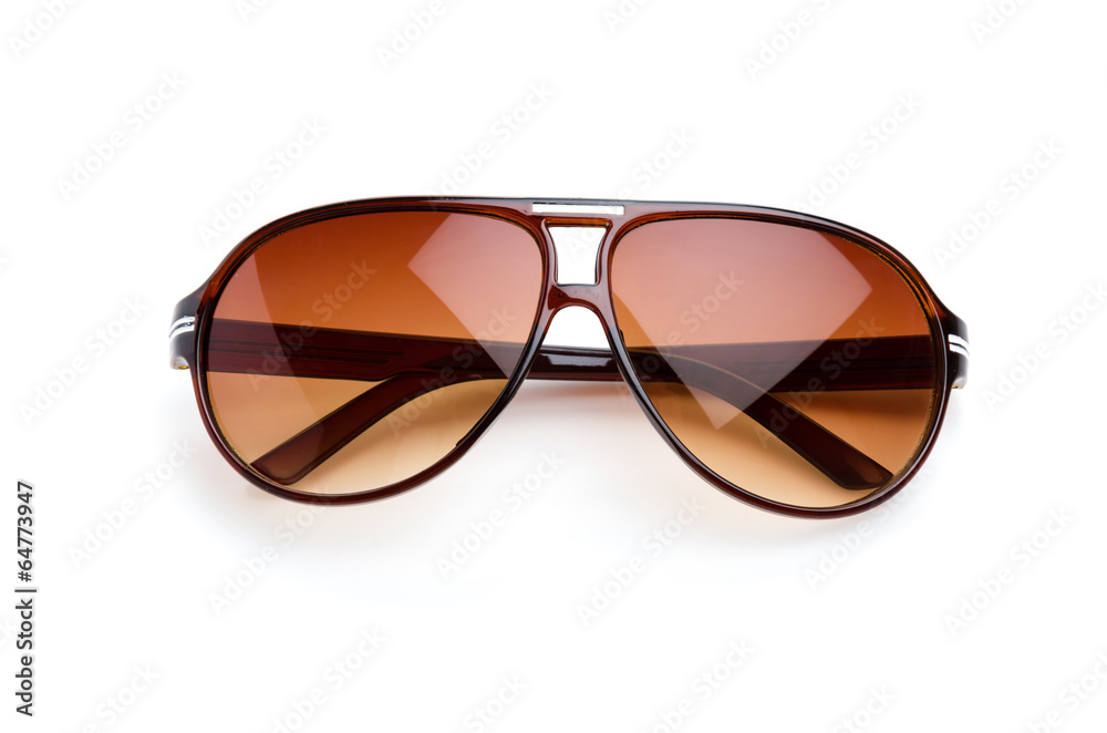 Sunglasses isolated white background Sunglasses isolated white background