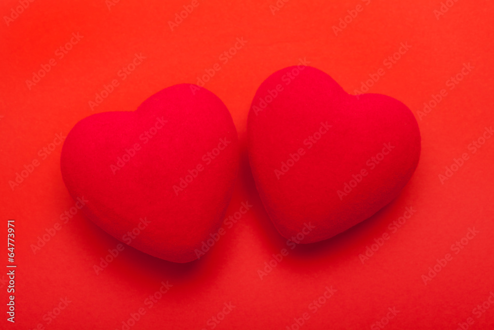 Red hearts Red hearts