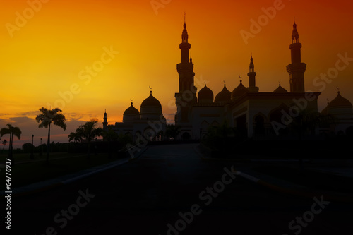 Grand Mosque Sunset