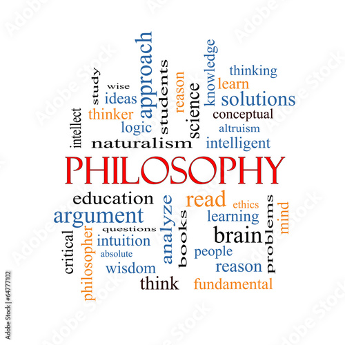 Philosophy Word Cloud Concept