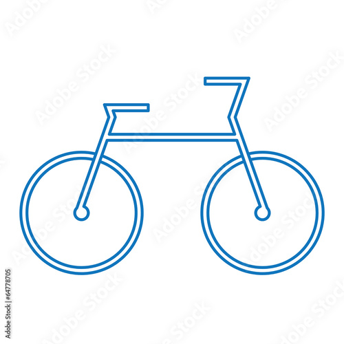 bicycle symbol vector