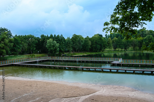 Deserted holiday resort