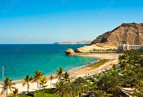 oman coast landscape photo