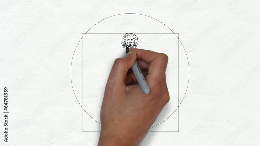 Vitruvianischer Mensch Leonardo Da Vinci Figur