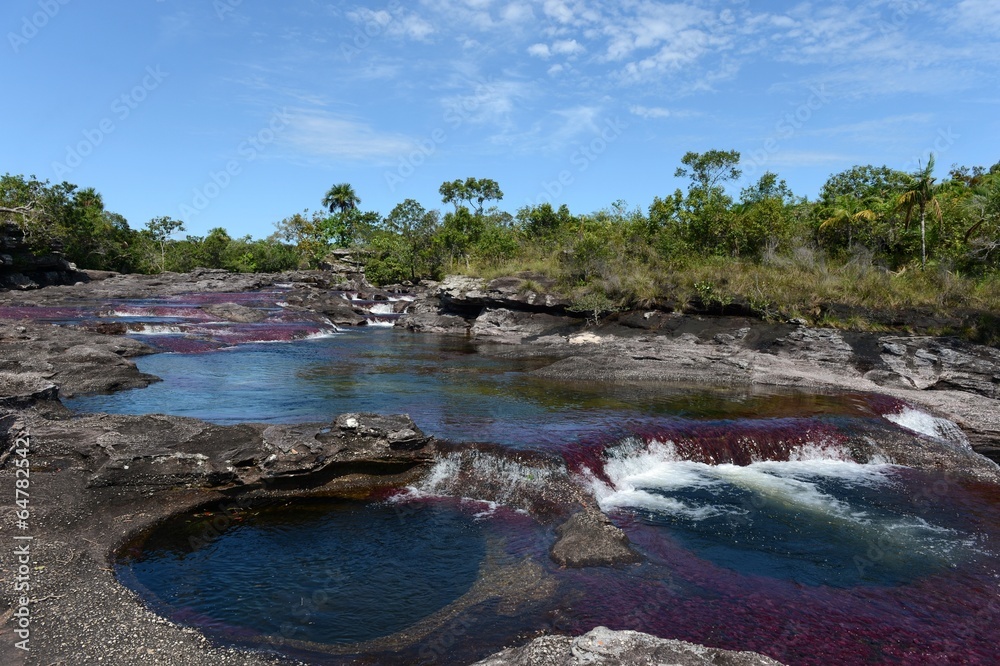 Canio Cristales mountain river. Colombia