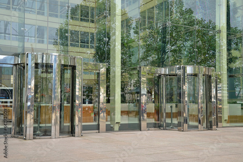 Photography revolving doors