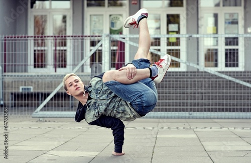 Breakdancer on the street
