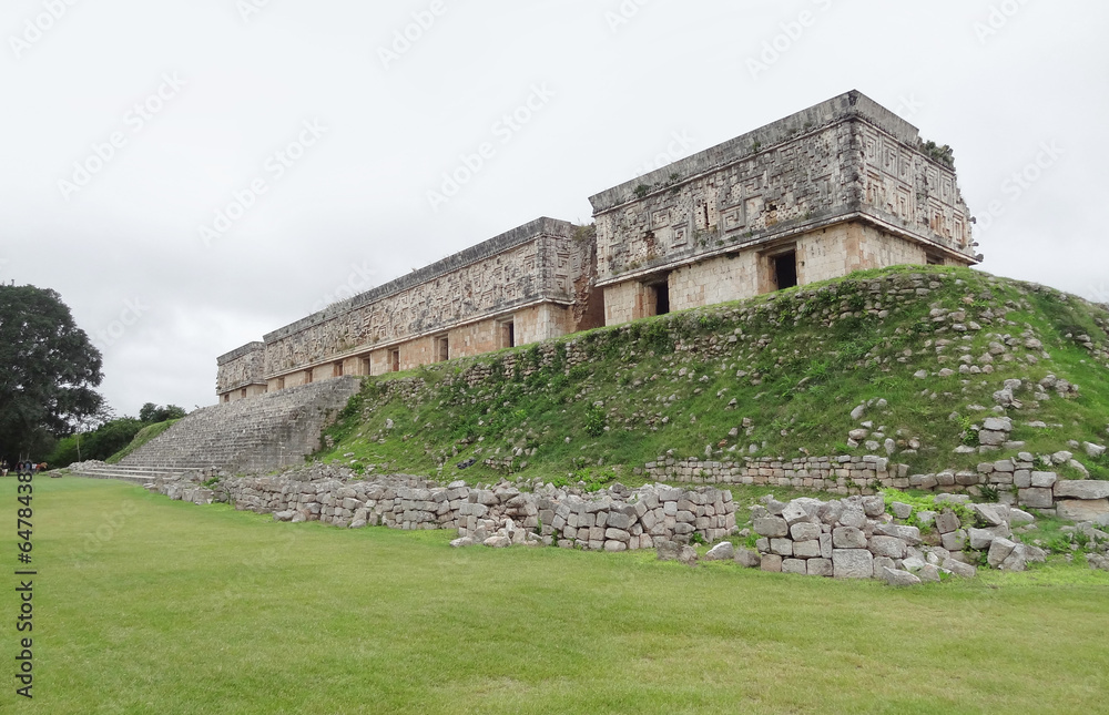 mayan temple in Uxmal