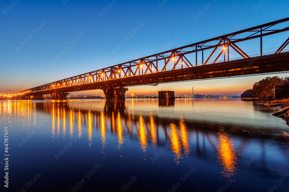 Bridge at night