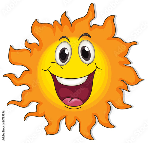 A very happy sun