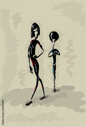 New young love sketch