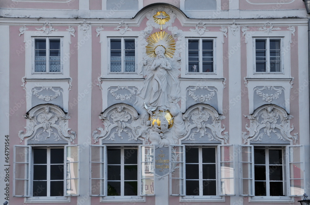 Fototapeta premium Obernberg/Inn, Marktplatz, #2597