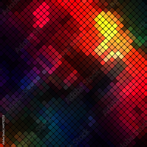 Abstract Geometrical Multicolored Background