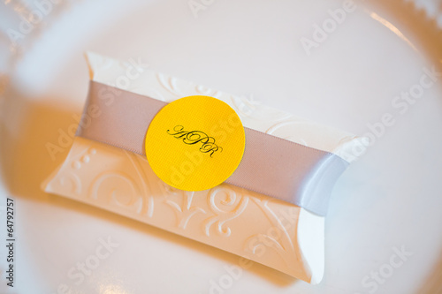 Party Favors at a Wedding Reception