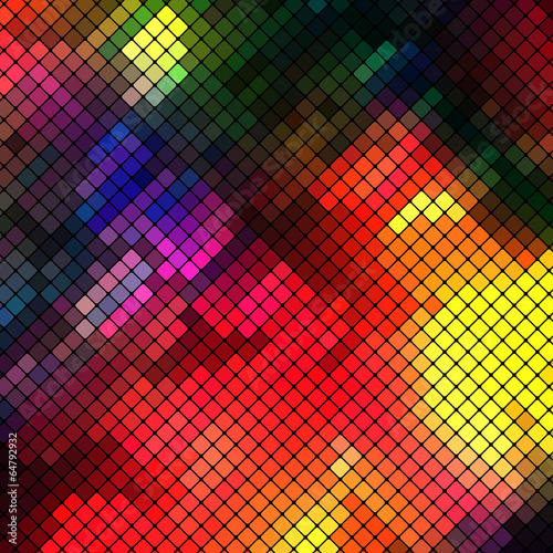 Abstract Geometrical Multicolored Background