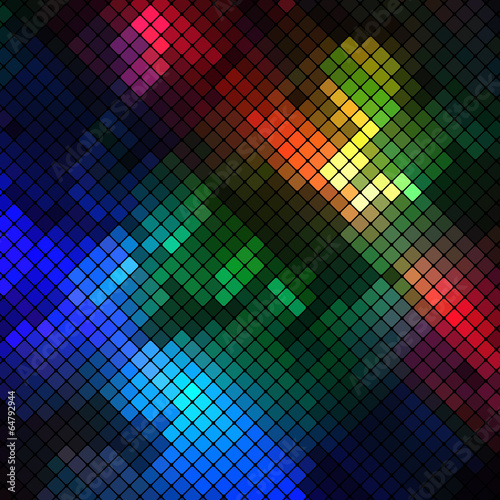 Abstract Geometrical Multicolored Background