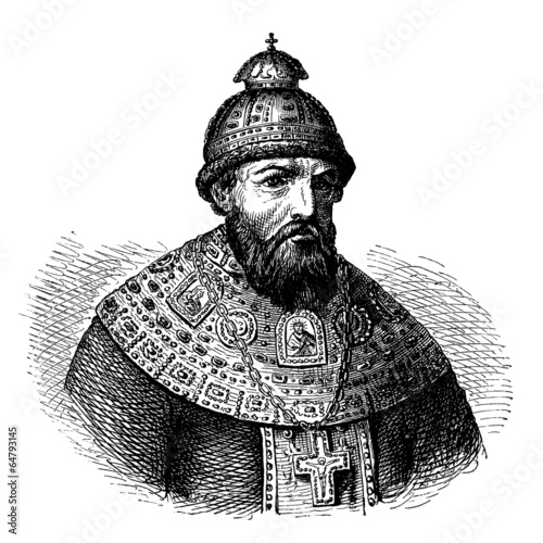 Tsar Ivan IV The Terrible - 16th century Fototapeta