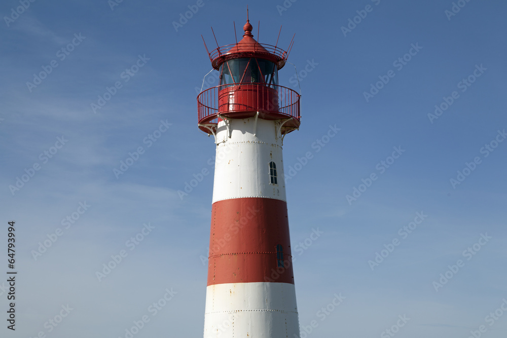 Leuchtturm Ostfeuer bei List auf Sylt, Deutschland Leuchtturm Ostfeuer bei List auf Sylt, Deutschland