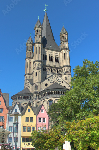 Groß Sankt Martin Kirche am Fischmarkt Köln © pixs:sell